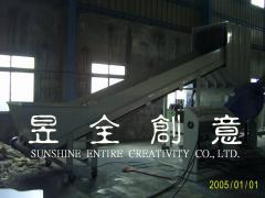 塑膠薄膜回收、粉碎、清洗、脫水、烘乾全套機械設備