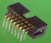 1.27牛角连接器,1.27简牛,1.27MM牛角,1.27MM简易牛角180度,1.27弯脚牛角-威鑫联电子专业生产牛角/简牛