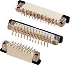 0.3MM双排FPC连接器,0.3MM错角位FPC座,0.3MM贴片FPC,0.3进口FPC座-威鑫联电子专业生产FPC连接器