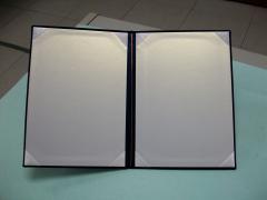 98絨布畢業證書套夾