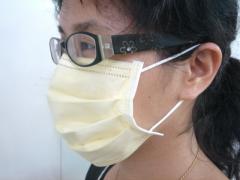 奈米銀抗菌殺菌平面口罩/H1N1防護口罩/豬流感新流感防護口罩