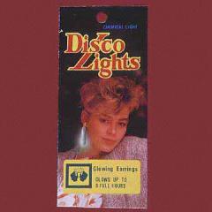 燈泡形迪斯科燈耳環E02