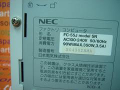 NEC FC-55J model SN