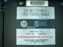 (A-B PLC) ALLEN BRADLEY 1771 PROGRAMMABLE CONTROLLER CPU:1771-QH A FORCE CONTROL
