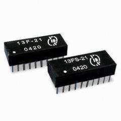 13F-2X/13FS-2X SERIES . 10/100 Base-T DIL Dual Port MDIX Magnetic Module