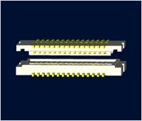 0.5MM双槽板对板公座,0.5双槽板对板母座,0.8板对板双槽贴片,0.8MM板对板双槽-格连电子专业生产板对板连接器