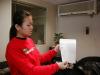 Cosmetic cleaning cloth for beauty care