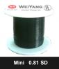 High Frequency FEP Coaxial Cable- Mini 0.81 銀編