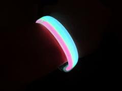 螢光飾品-寬扁形手環