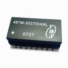 49TM Series . Dual ISDN SoInterface Surface Mount 2KVrms Isolation Transformer(