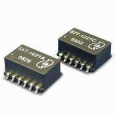 55T/57T Series . T1/CEPT/ISDN-PRI Interface SMD Dual Transformer . 1500Vrms Isol