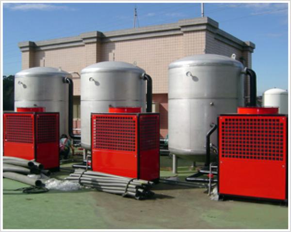 巨陽大型熱泵熱水系統